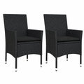 Fauteuil, en résine tressée, coloris noir, pour le salon ou la chambre