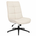 Coiffeuse, pivotant, sur roulettes, en tissu, coloris beige, pour la chambre