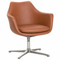 Fauteuil, coloris marron, 67 x 63 x 85 cm, pour le salon ou la chambre
