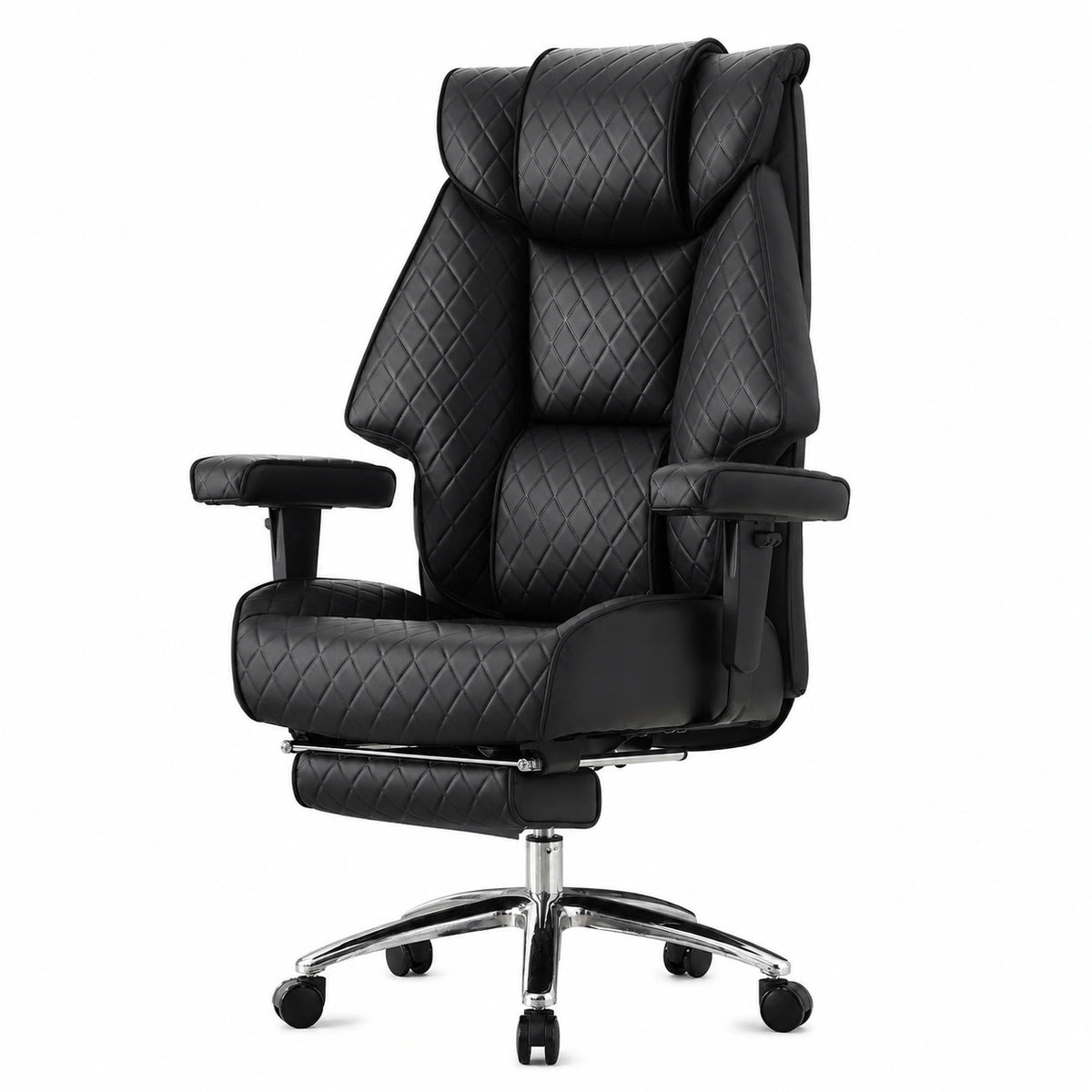 Bureau, en cuir, coloris noir, pour l’espace de travail