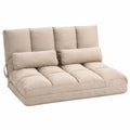 Matelas, convertible, réglable, coloris beige, pour la chambre