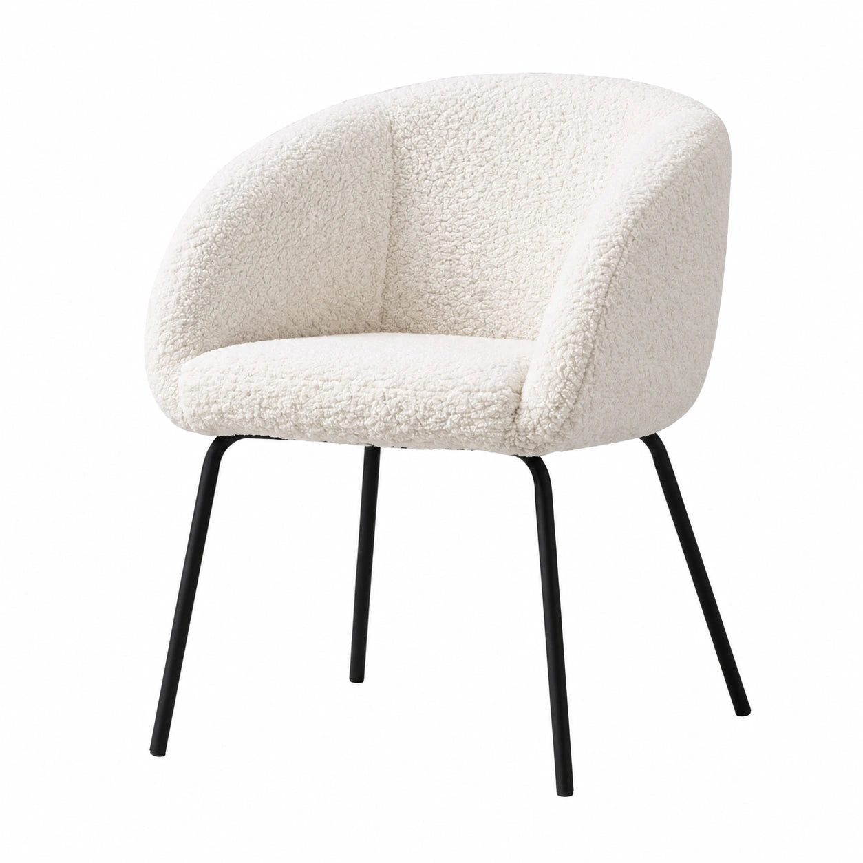 Fauteuil relax, en métal, coloris blanc, pour le salon